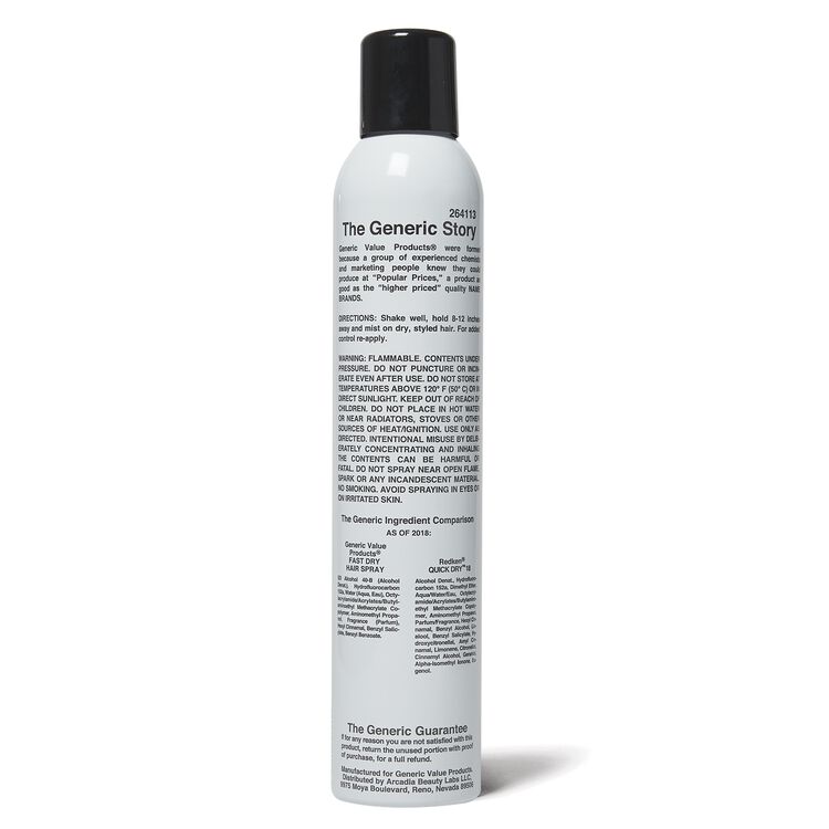 Gvp Fast Dry Hair Spray Compare To Redken Quick Dry By Generic Value Products Hair Spray Sally Beauty