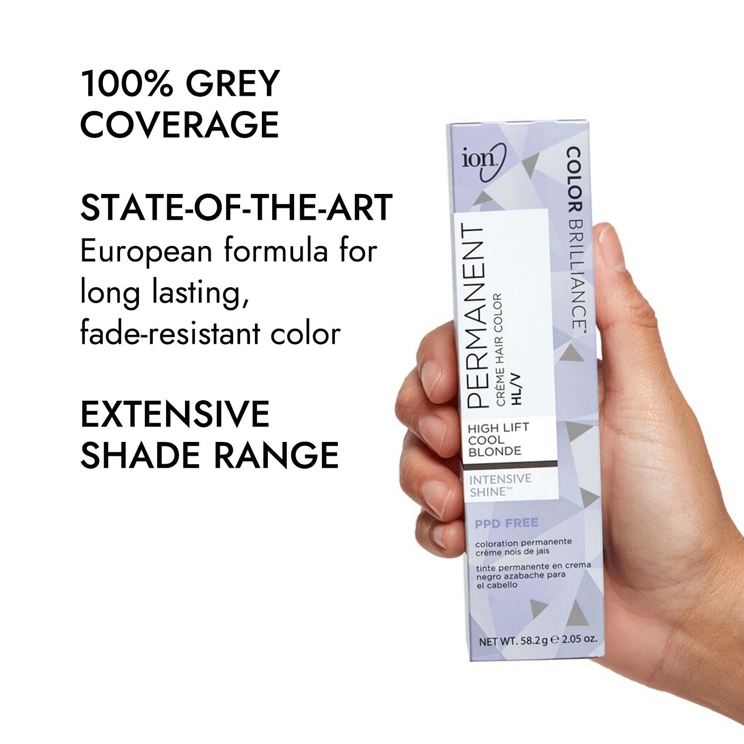 Ion HLV Hi Lift Cool Blonde Permanent Creme Hair Color by Color