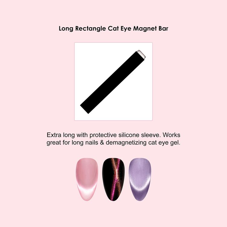 Long Rectangle Cat Eye Magnet Bar