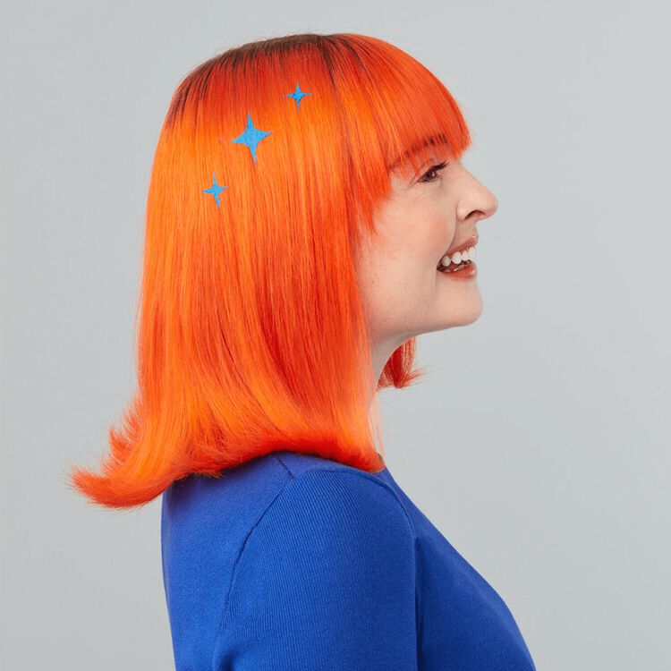 Blue One Night Only Hair Makeup