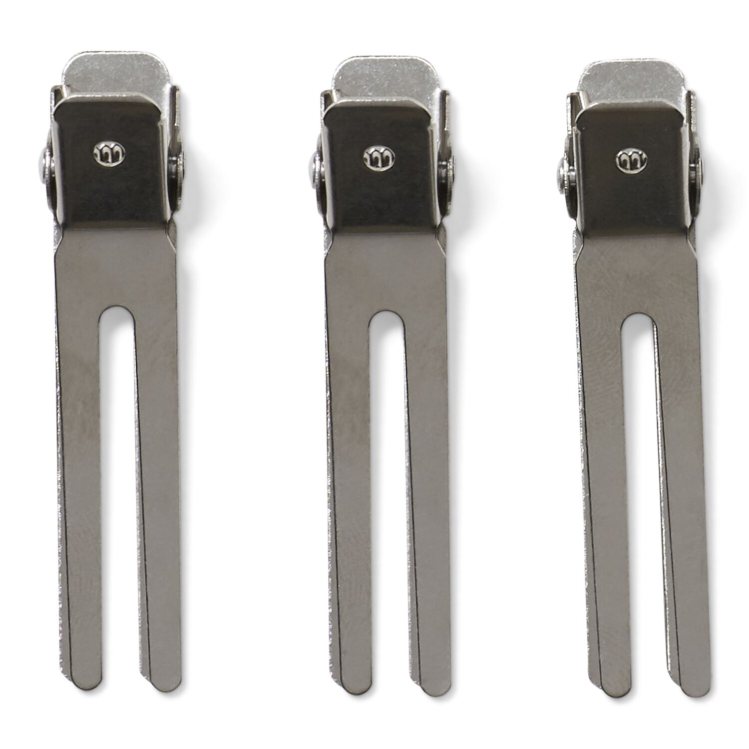 Salon Care Metal Double Prong Curl Clips 12 ct Hair Clips