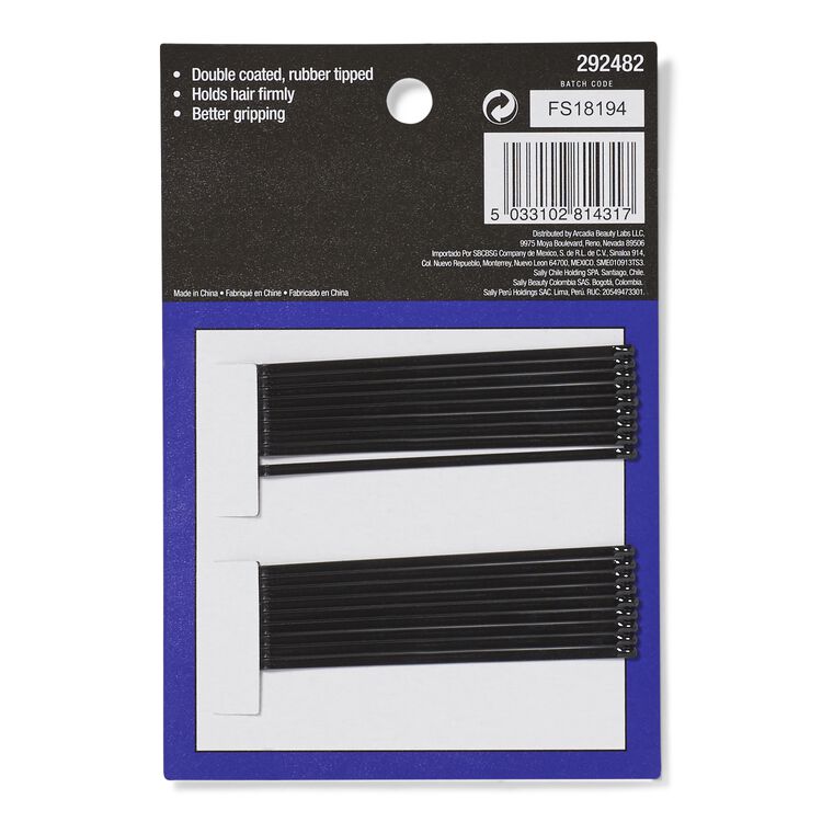 Black Professional Jumbo Hair Pins