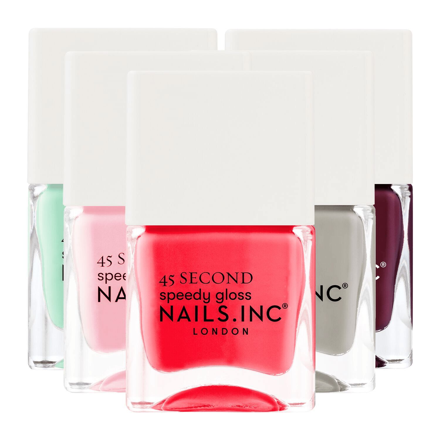 Nails.INC 45 Second Speedy Gloss Top & Base Coat Sally Beauty