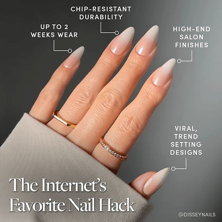 Frosted Chai Press-On Nails