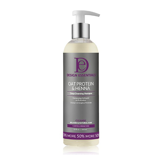 Design Essentials Oat Protein & Henna Deep Cleansing Shampoo