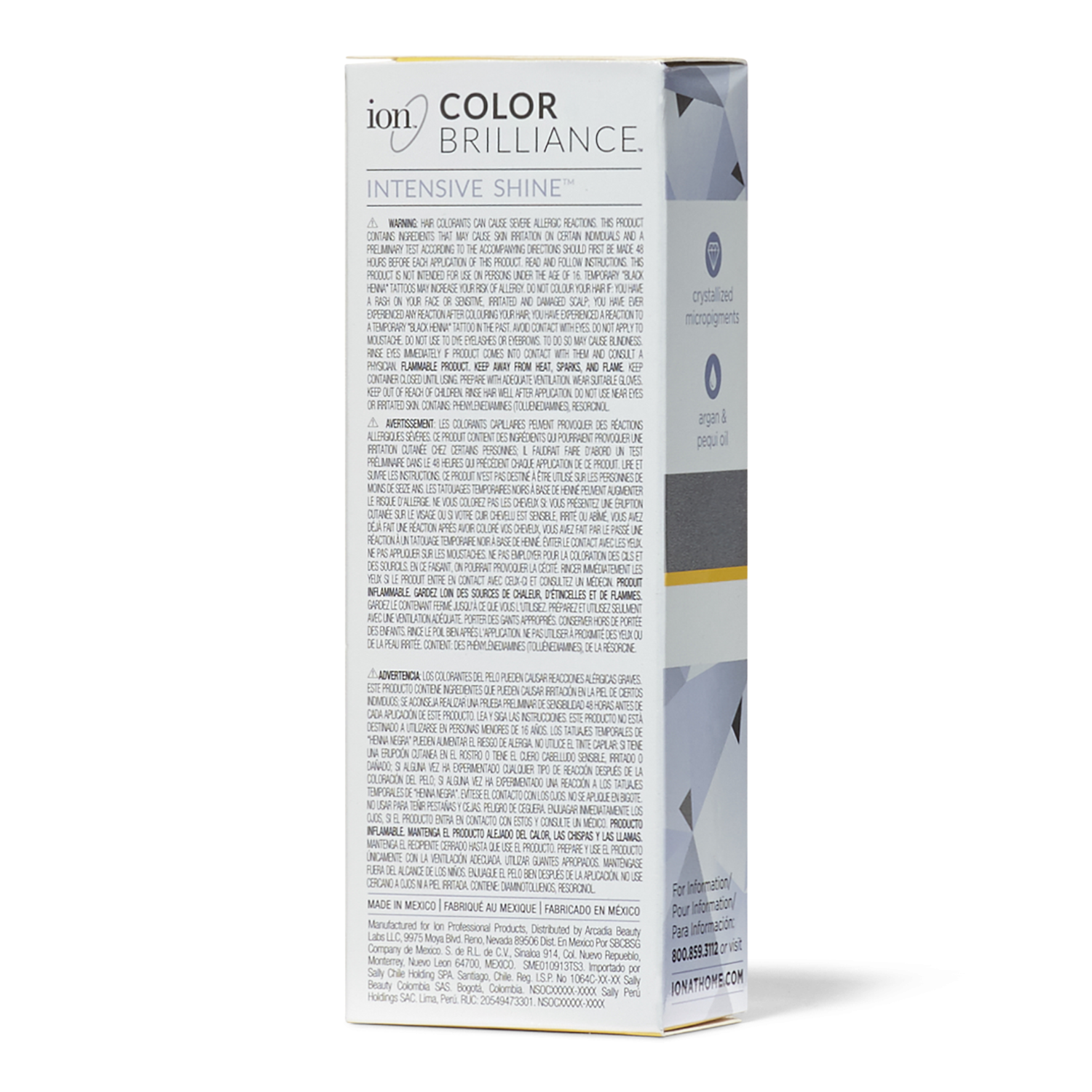 Ion Liquid Hair Color Chart