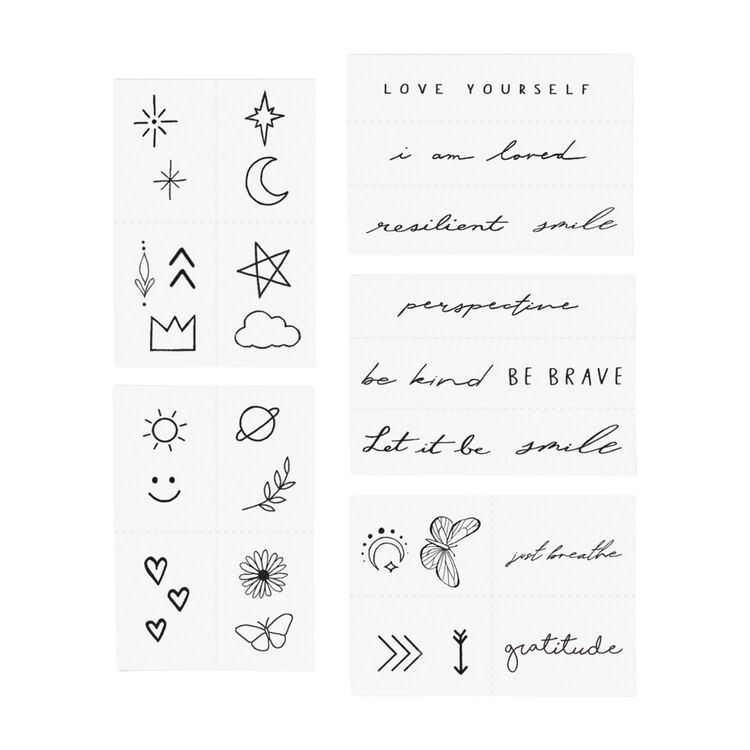 Forever Favorites Temporary Tattoo Pack