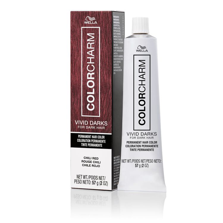 Vivid Darks Permanent Cream Hair Color Chili Red