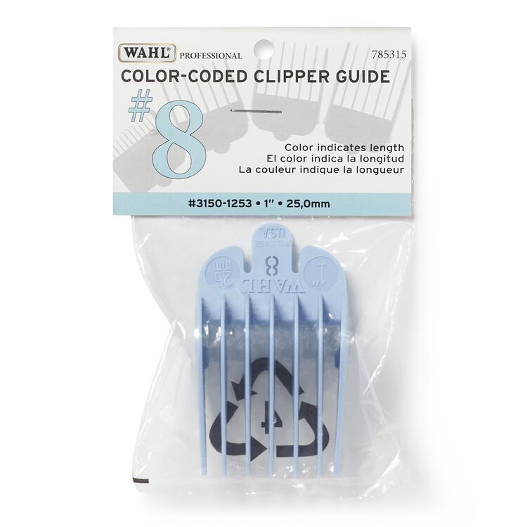 8 Color Coded Clipper Guide 1 In By Wahl Hair Clipper