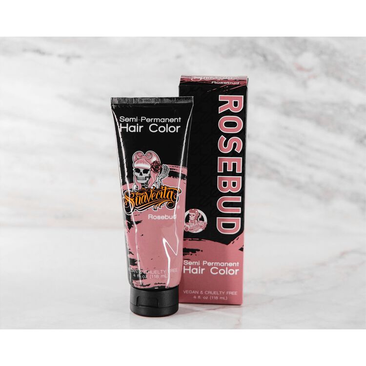 Semi-Permanent Hair Color Rosebud