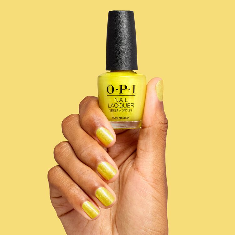 Paintin on Sunshine Nail Lacquer