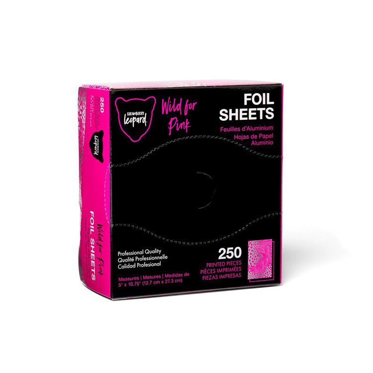 Wild For Pink HALF Size Pattern Foil Sheets 5x10.75" 250 ct