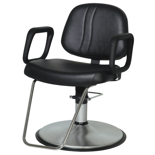 Belvedere Lexus Styling Chair With Chrome Base Salon Chairs