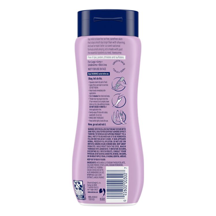 Hair Remover Body Cream Aloe & Water Lily