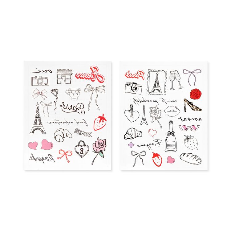 Emily In Paris: Oui Temporary Tattoos