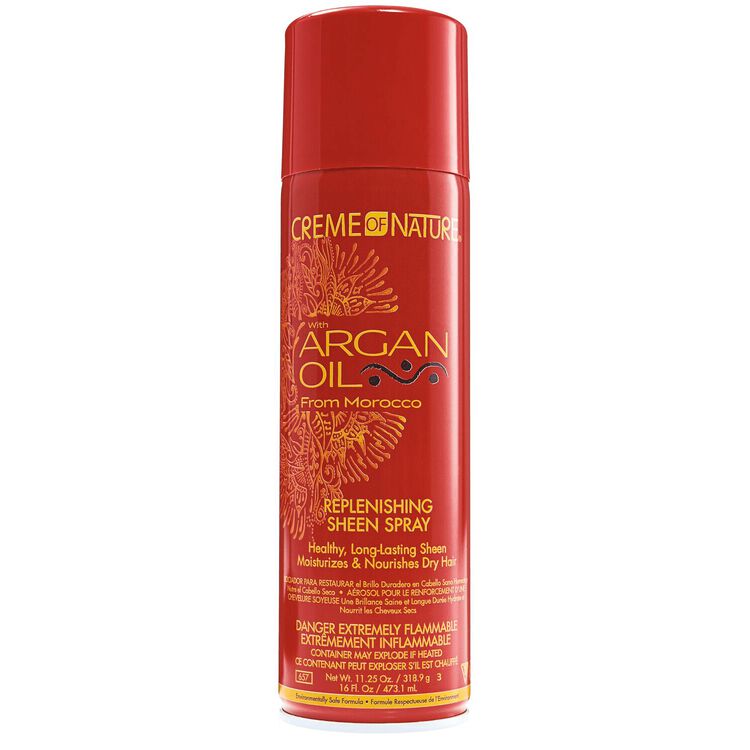 Creme Of Nature With Argan Oil Replenishing Sheen Spray Styling Products Textured Hair Sally Beauty