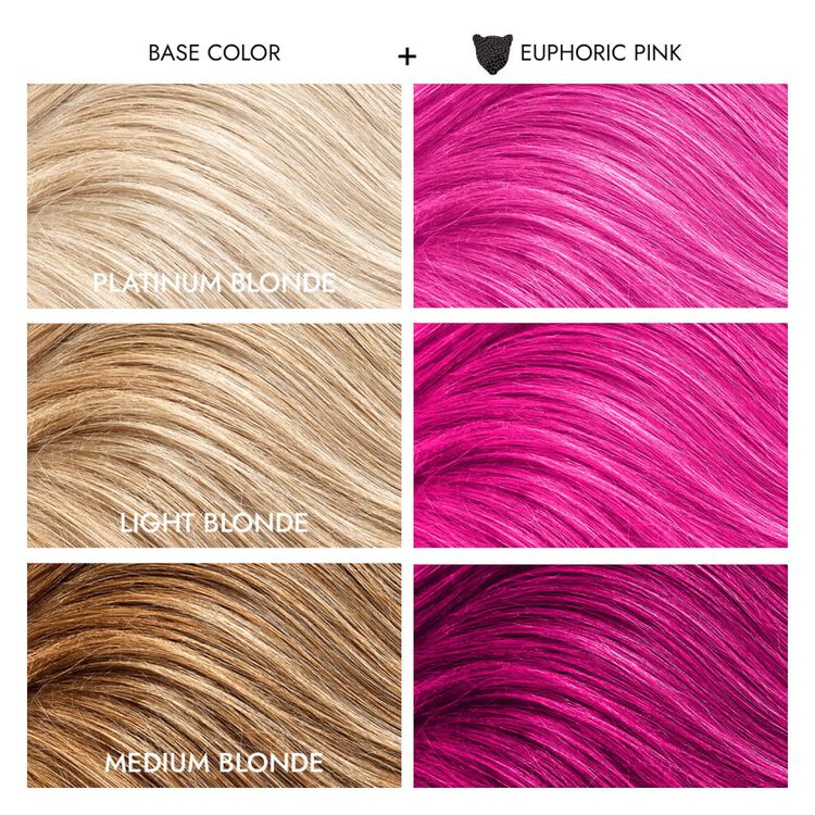 Euphoric Pink Semi Permanent Conditioning Hair Color