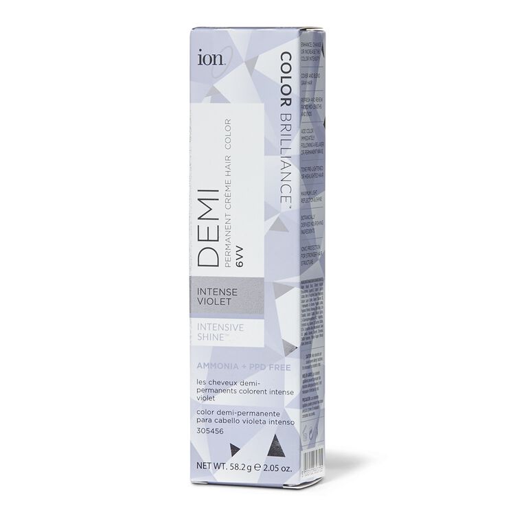 Intensive Shine 6VV Intense Violet Demi Permanent Creme Hair Color