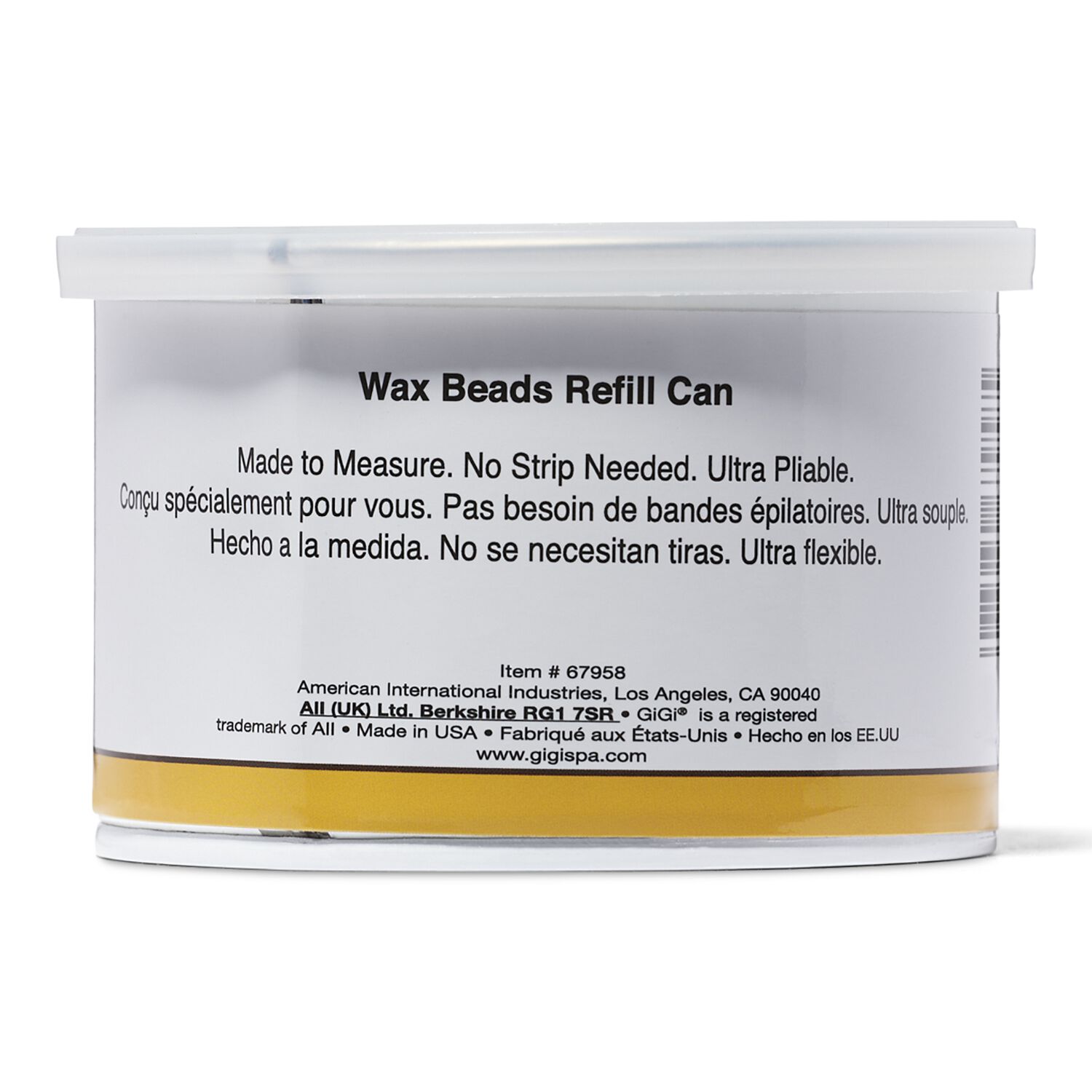 GiGi Hard Wax Beads Refill Can