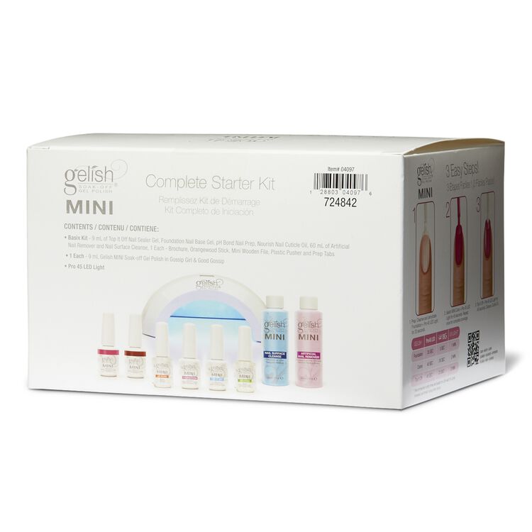 Mini Soak Off Gel Nail Polish Complete Starter Kit Nail Polish