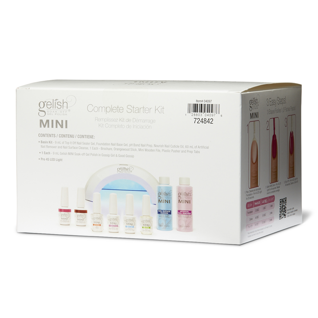 MINI Soak-Off Gel Nail Polish Complete Starter Kit