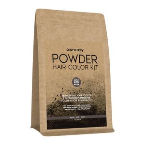 Powder Permanent Hair Color Kit Black