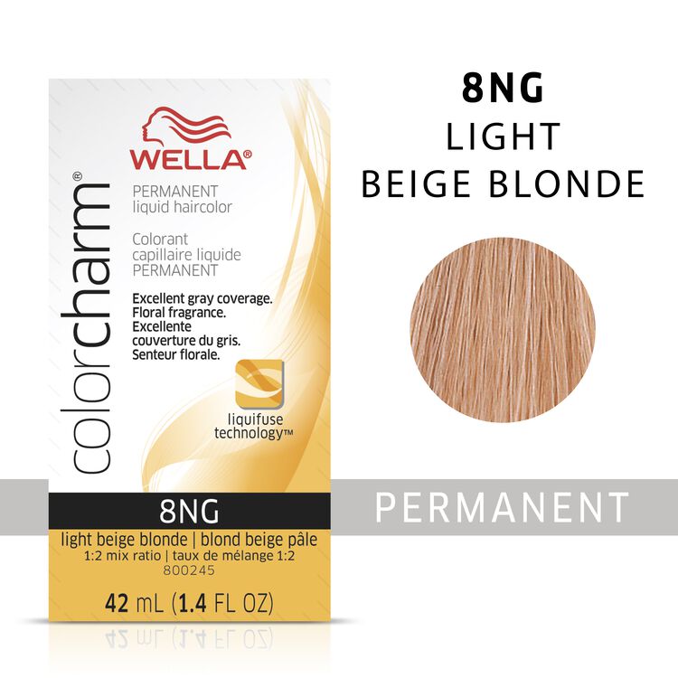 Light Beige Blonde colorcharm Liquid Permanent Hair Color