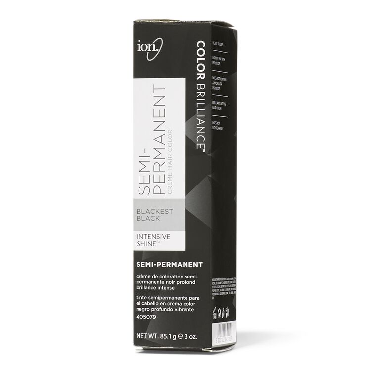 Blackest Black - Color Brilliance Semi-Permanent Hair Color by Ion | Demi &  Semi-Permanent Hair Color | Sally Beauty