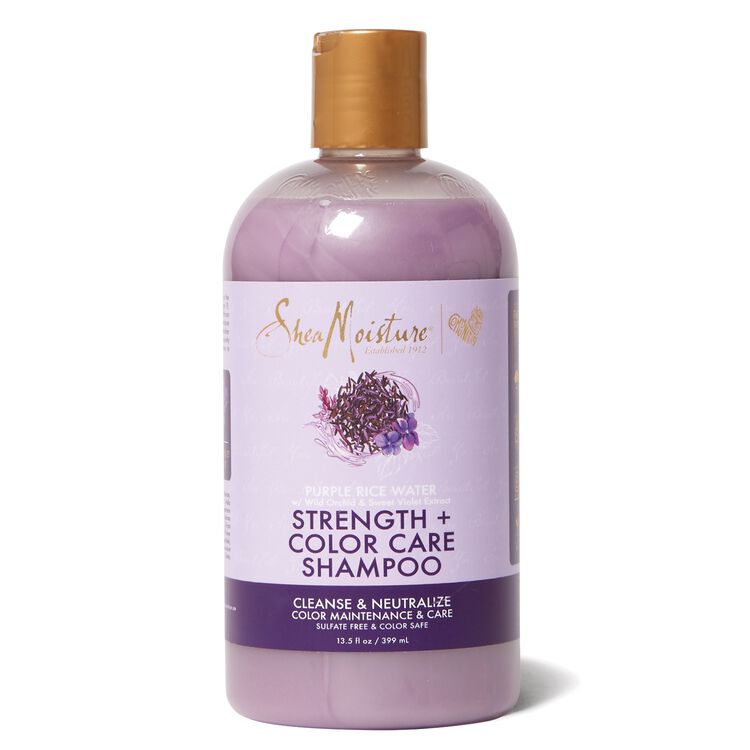 Shea Moisture Strength Color Care Shampoo By Purple Rice Water Shampoo Sally Beauty