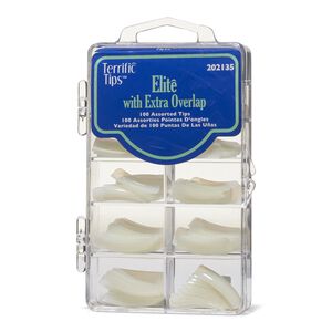 Elite Extra Overlap Natural Nail Tips