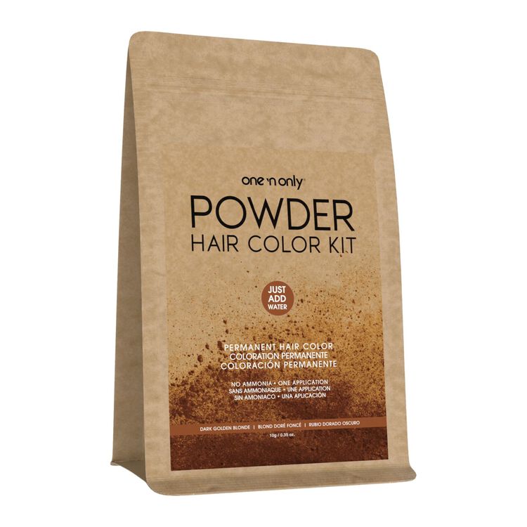 Powder Permanent Hair Color Kit Dark Golden Blonde