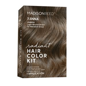 Radiant Cream Color Permanent Hair Color Kit 7.5NNA Umbria Light Brown