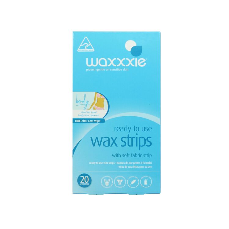 Waxxxie Ready to Use Sensitive Wax Strips for Body Wax Strips