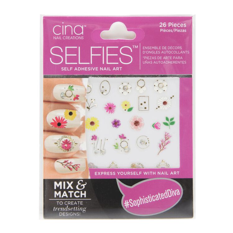Sophisticated Diva Self Adhesive Nail Art