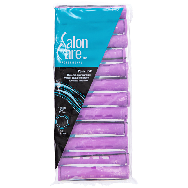 Salon Care Large Curved Perm Rods Orchid 5 8 Inch