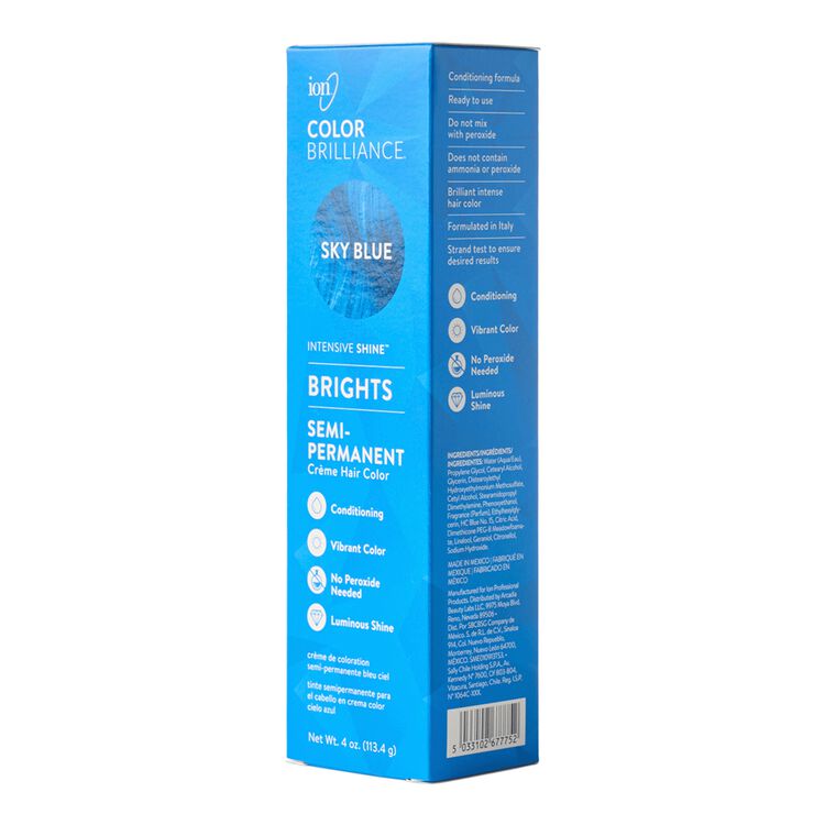 Semi-Permanent Brights Hair Color Sky Blue