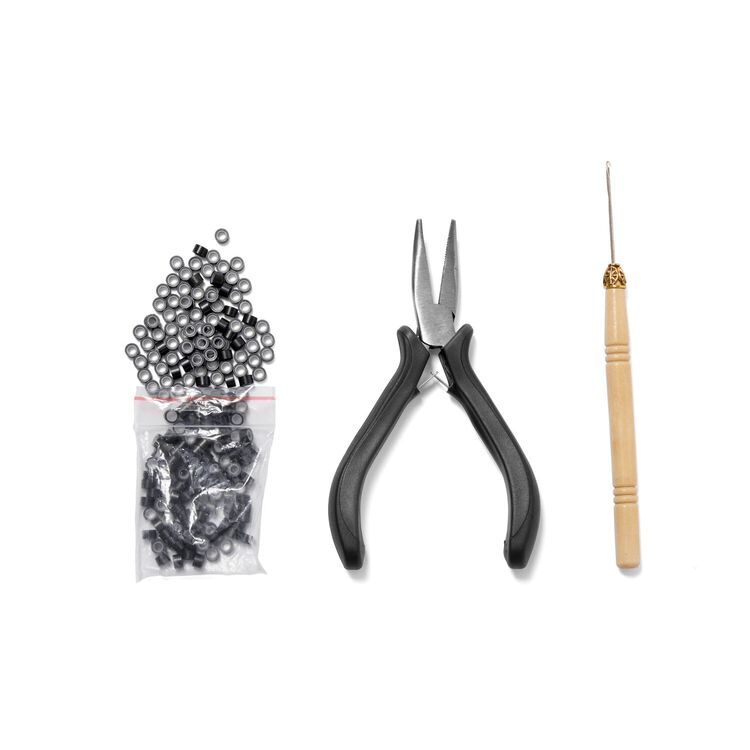 Complete Tinsel Hair Extension Kit