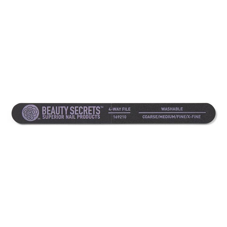 Black 4-Way Nail File