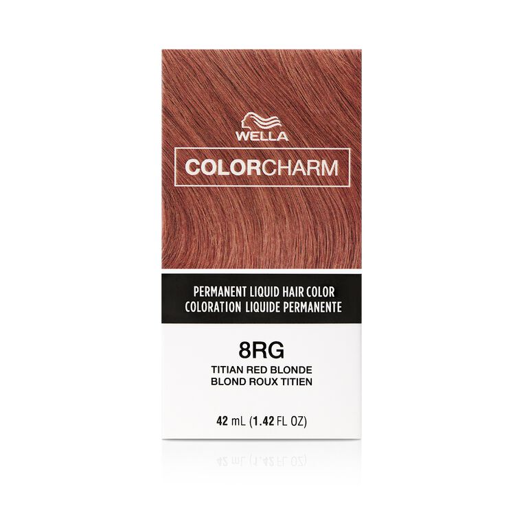 8RG Titian Red Blonde Permanent Liquid Hair Color