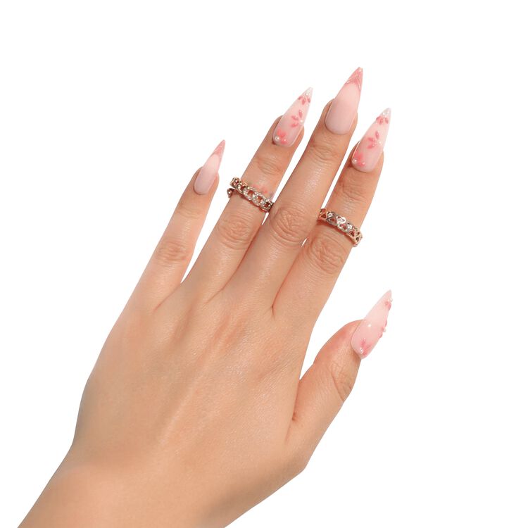 Flower Toss Press On Nails