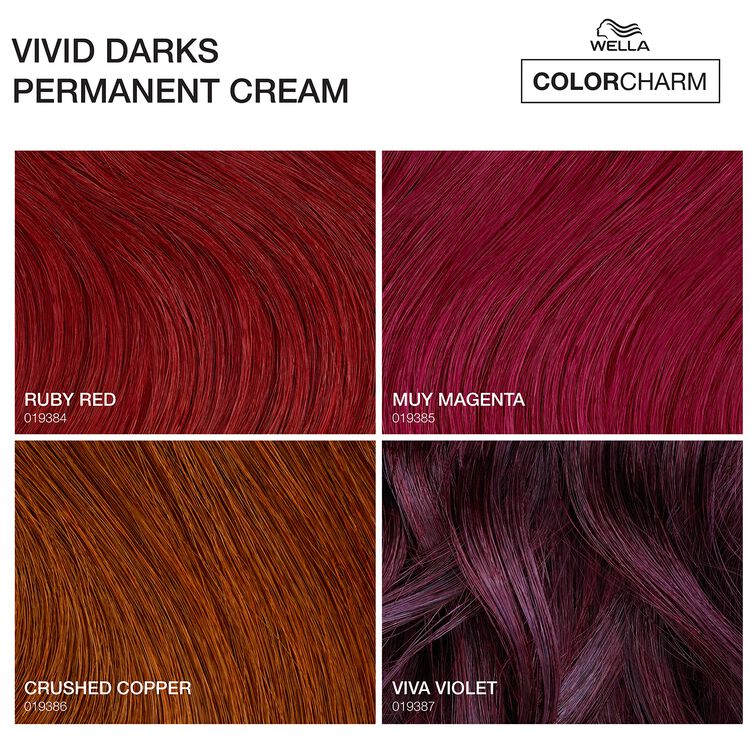 Vivid Darks Permanent Cream Hair Color for Dark Hair