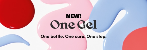 New! One Gel. One bottle. One cure. One step.