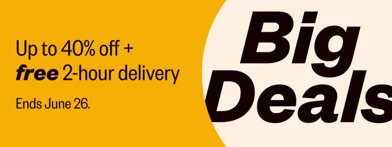 Big Deals. Save up to 40%.