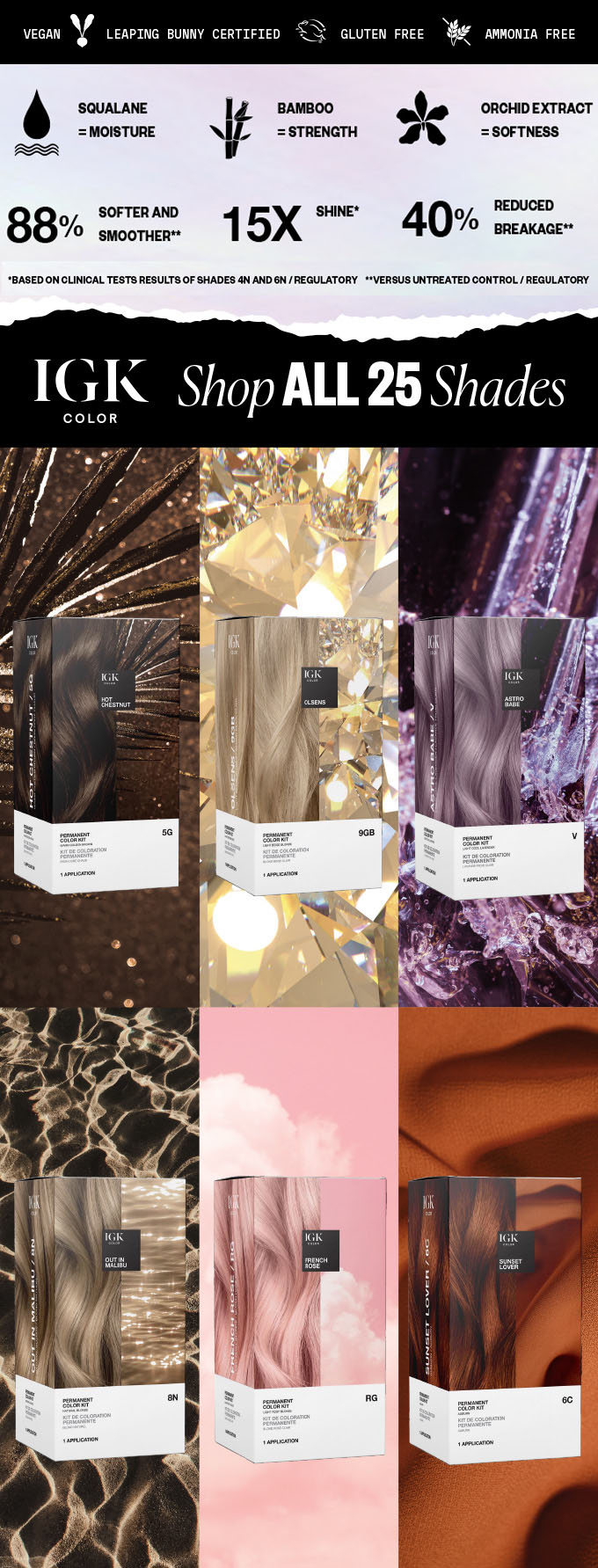 IGK Color. This is next-gen at-home hair color.