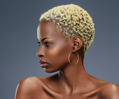 Blonde Textured Hair