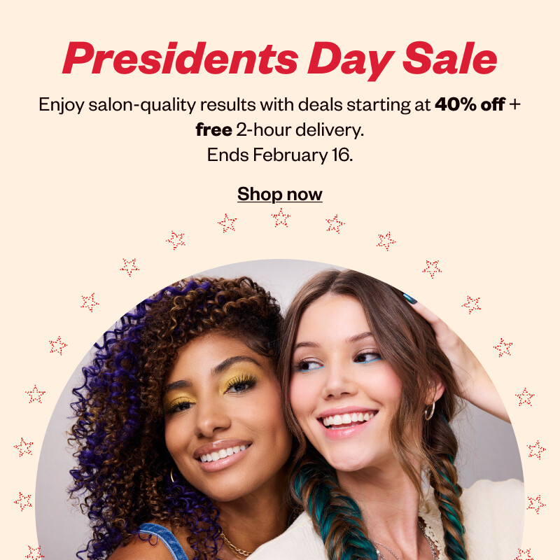 Presidents day sale. Enjoy salon-quality results with deals starting at 40% off + free 2-hour delivery. Shop Now.