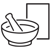 icon depicting box color and mixing tools