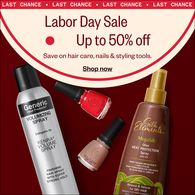 Up to 50% off Labor Day. Shop now.