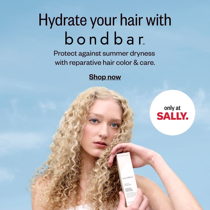 Hydrate your hair with bondbar. Protect against summer dryness with repairative hair color and care. Shop now