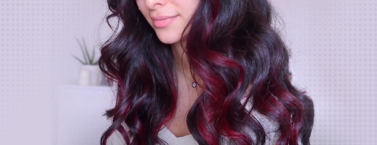 Hair Color Refresh, From Dark Color to Red